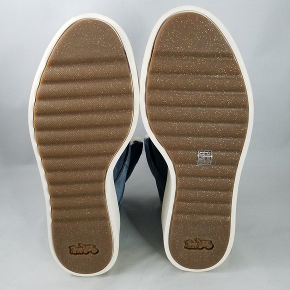 NEW Womens 9.5 COACH Boots - Navy Blue G1354 - Picture 10 of 11
